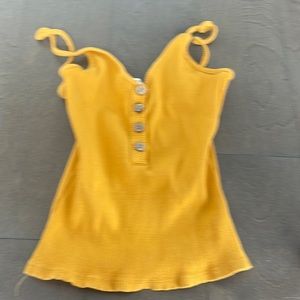 Yellow tank top